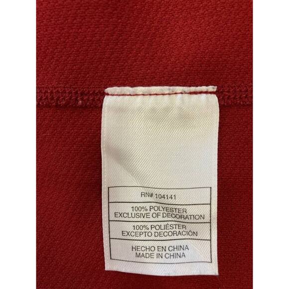 NIKE ACG Pullover 1/4 Zip Quarter Zip Red Gray Fit Dry Long Sleeves XXL 2XL - Picture 10 of 11